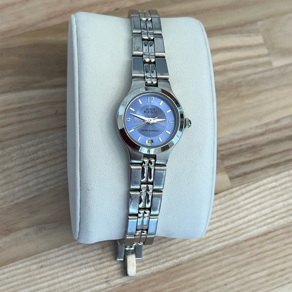 Anne Klein Ladies Watch Blue Dial Stainless Water Resistant 100 - Picture 5 of 10